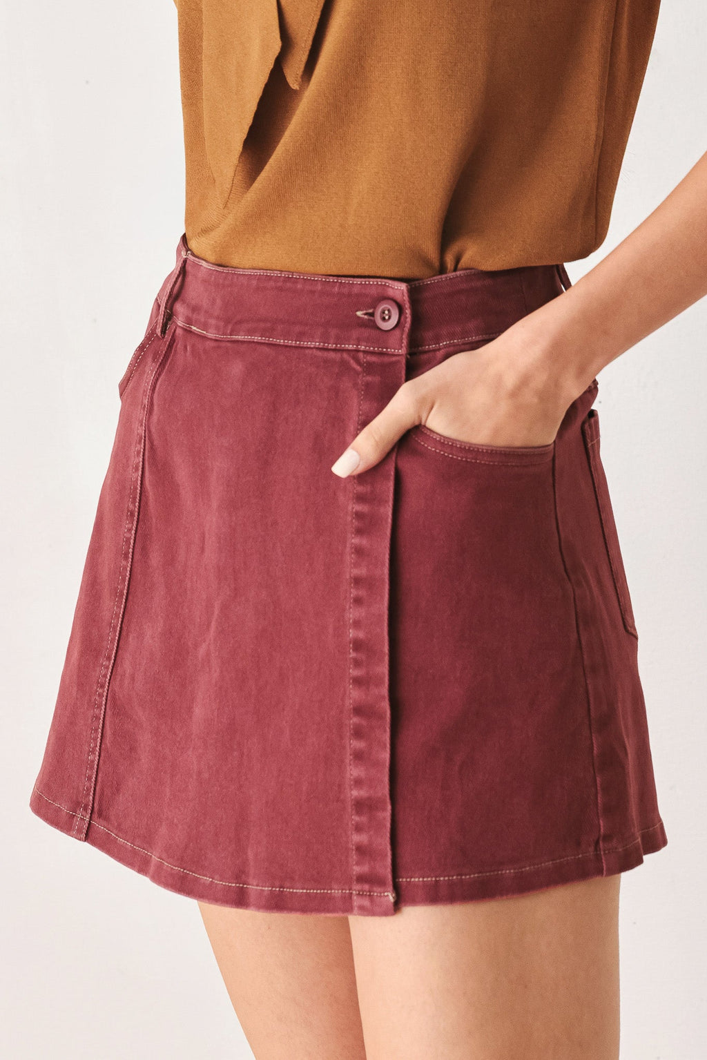 Wild Raspberry Skort
