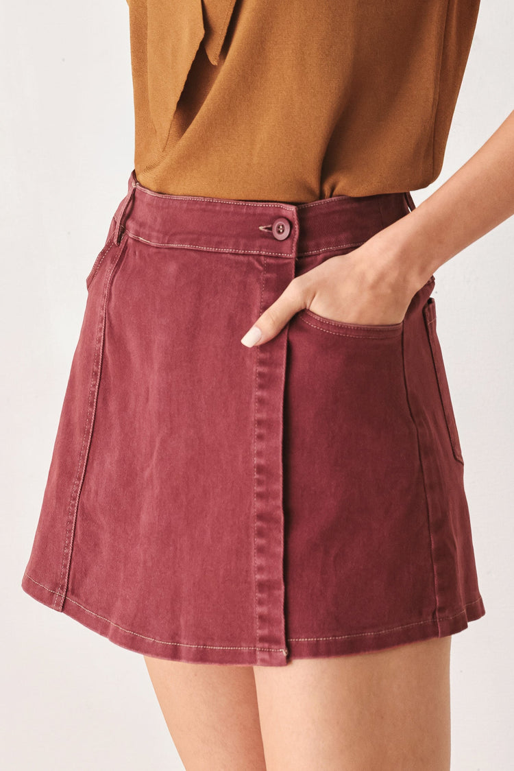 Wild Raspberry Skort