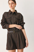 Rich Cocoa Romper