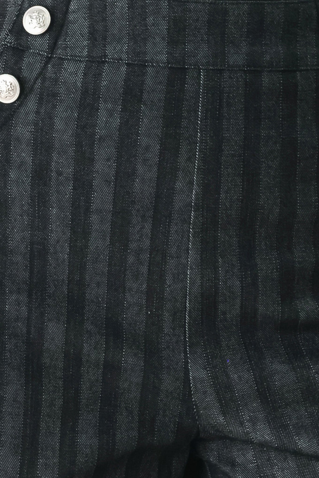Graphite City Pinstripe Wide-Leg Pants