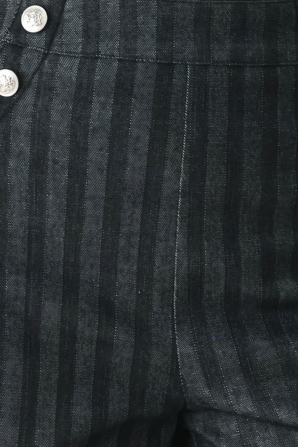 Graphite City Pinstripe Wide-Leg Pants
