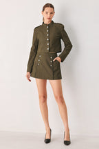 Ranger Green Tailored Skort