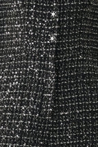Midnight Tweed Sequin Wide-Leg Jumpsuit