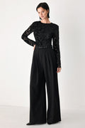 After Dark Lace Wide-Leg Jumpsuit