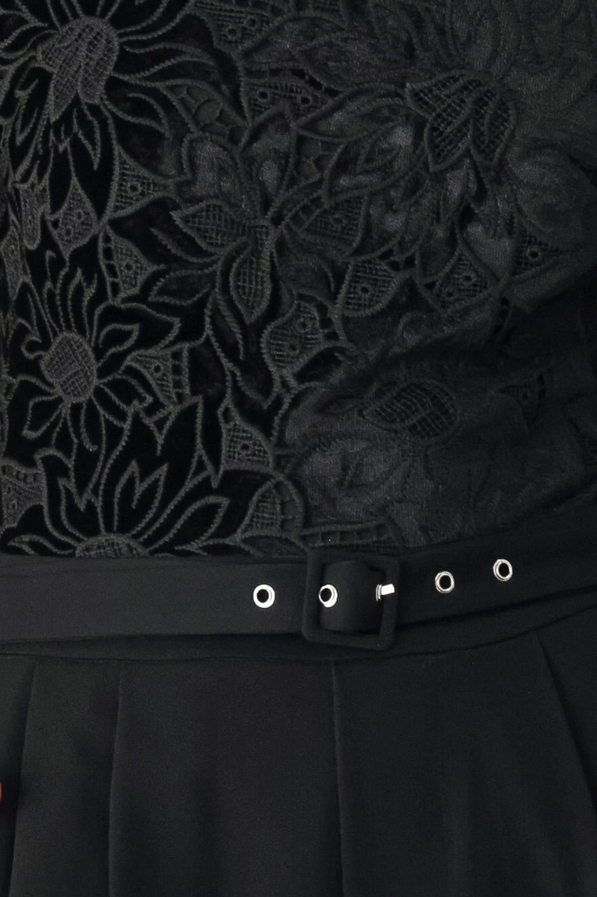 After Dark Lace Wide-Leg Jumpsuit