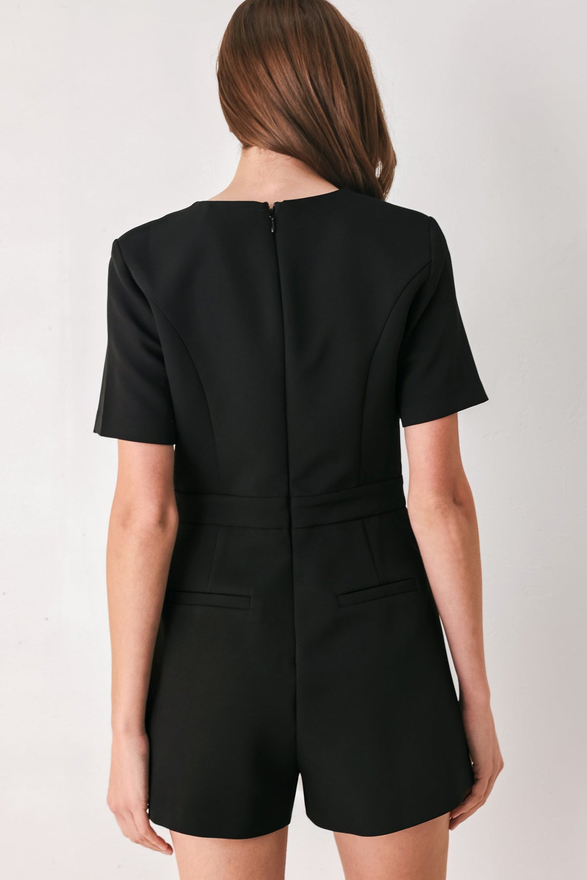 Bow After Dark Keyhole Romper