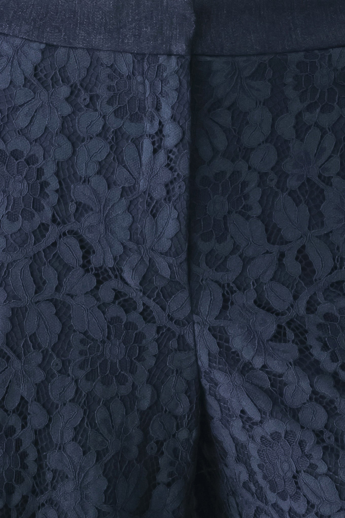 Midnight Petal Flow Lace Pants