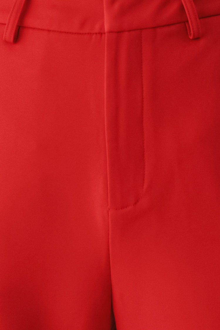Make An Entrance Red Flare Pants