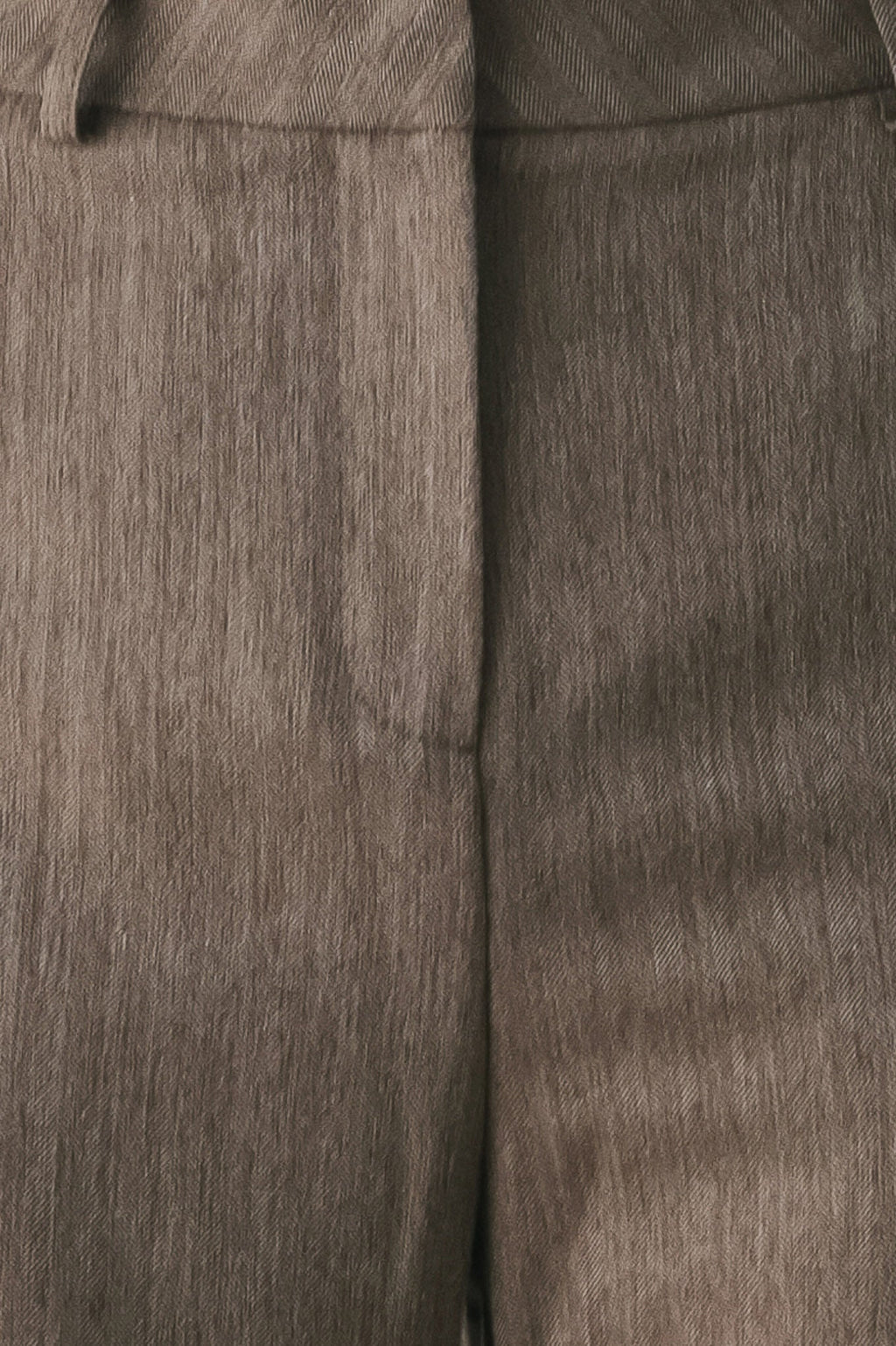Tailored Tempo Brown Cuffed Flare Pants