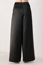 Modern Noir Wide-Leg Pants