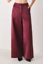 Modern Noir Wide-Leg Pants