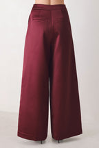 Modern Noir Wide-Leg Pants