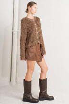 LIVE IN THE NOW SWEATER CARDIGAN