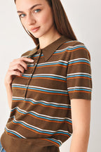 Pretty in Paradise Polo Top