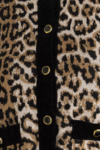 URBAN GODDESS LEOPARD SWEATER CARDIGAN