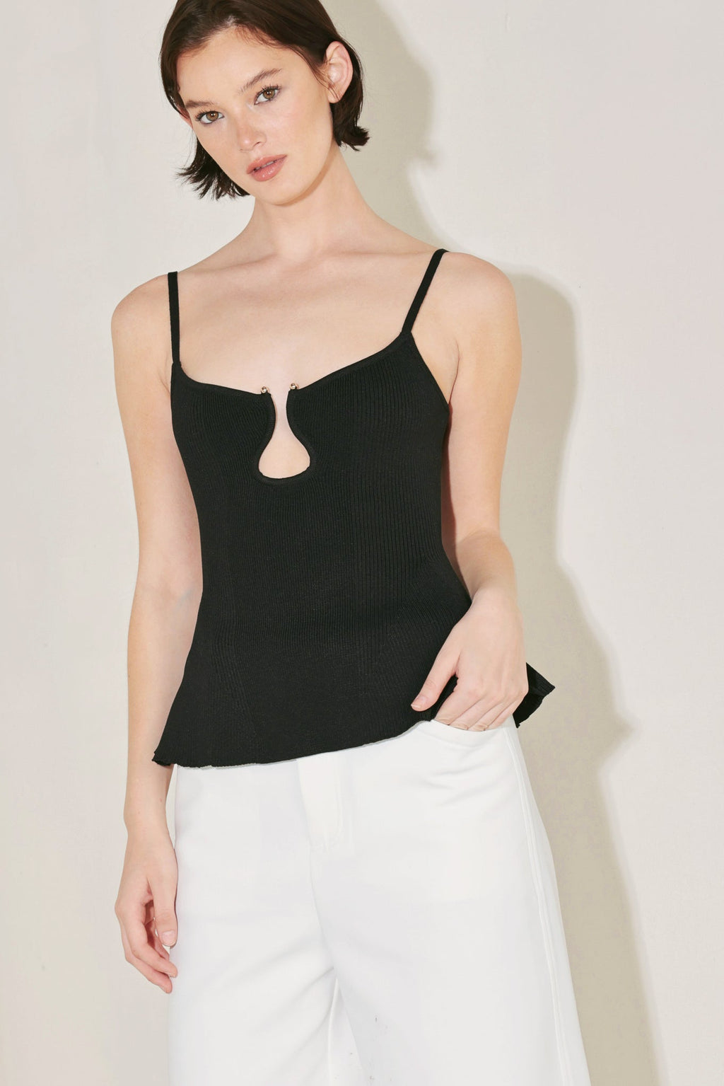 AFTER HOURS ICON SWEATER KNIT CAMI TOP