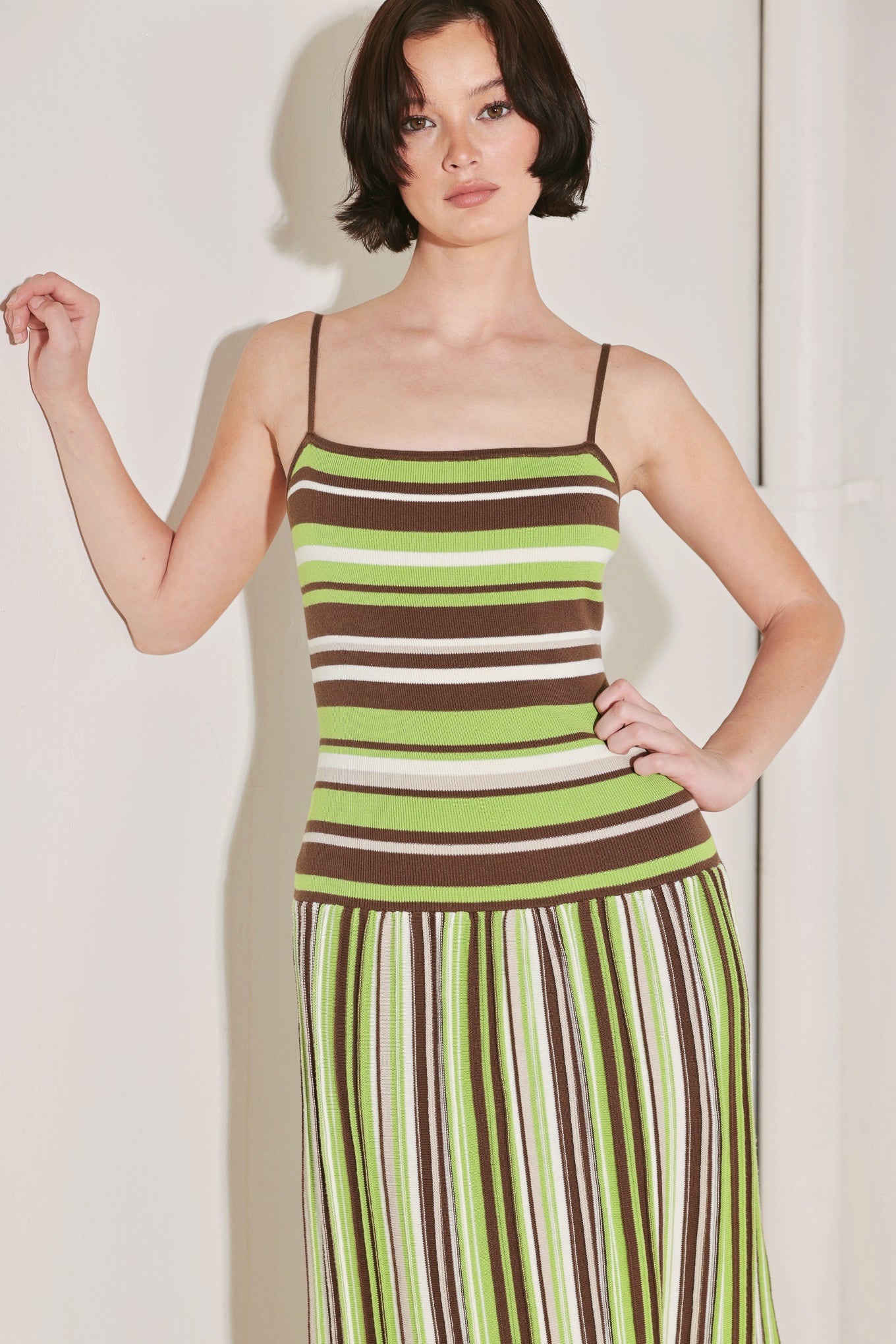 FESTIVAL FREQUENCY SWEATER KNIT MIDI DRESS