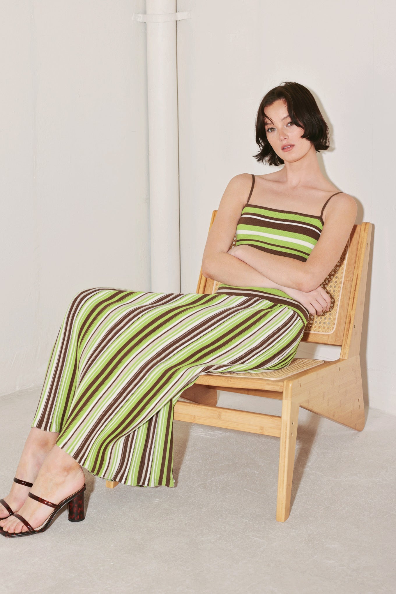 FESTIVAL FREQUENCY SWEATER KNIT MIDI DRESS
