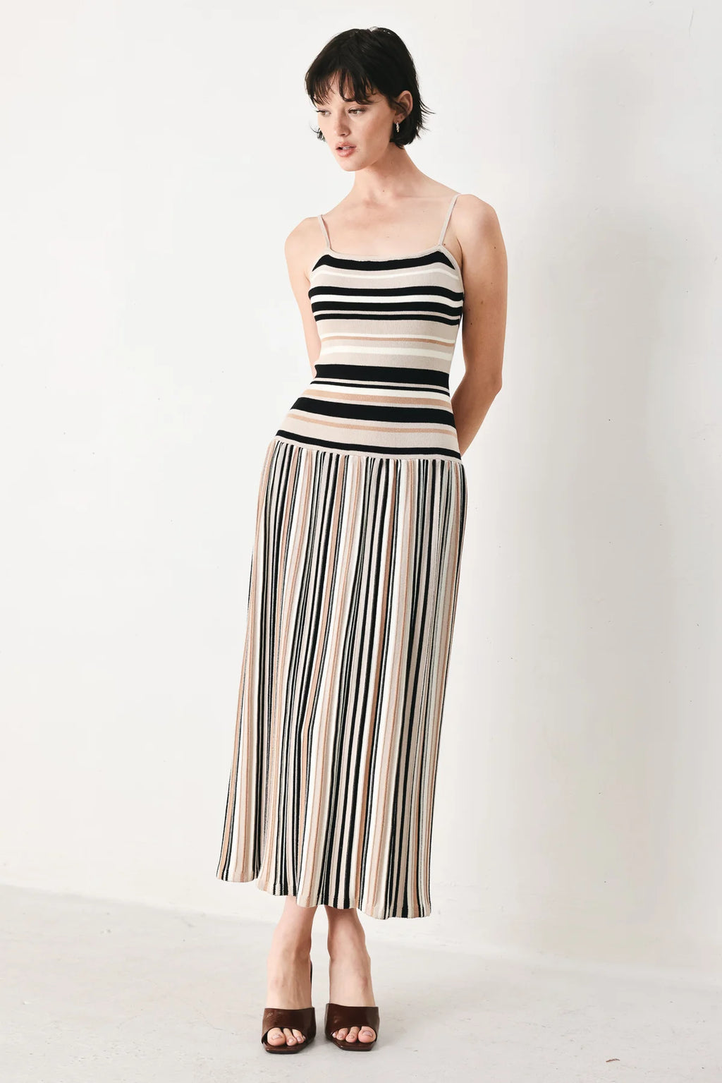 Festival Frequency Sweater Knit Midi Dress