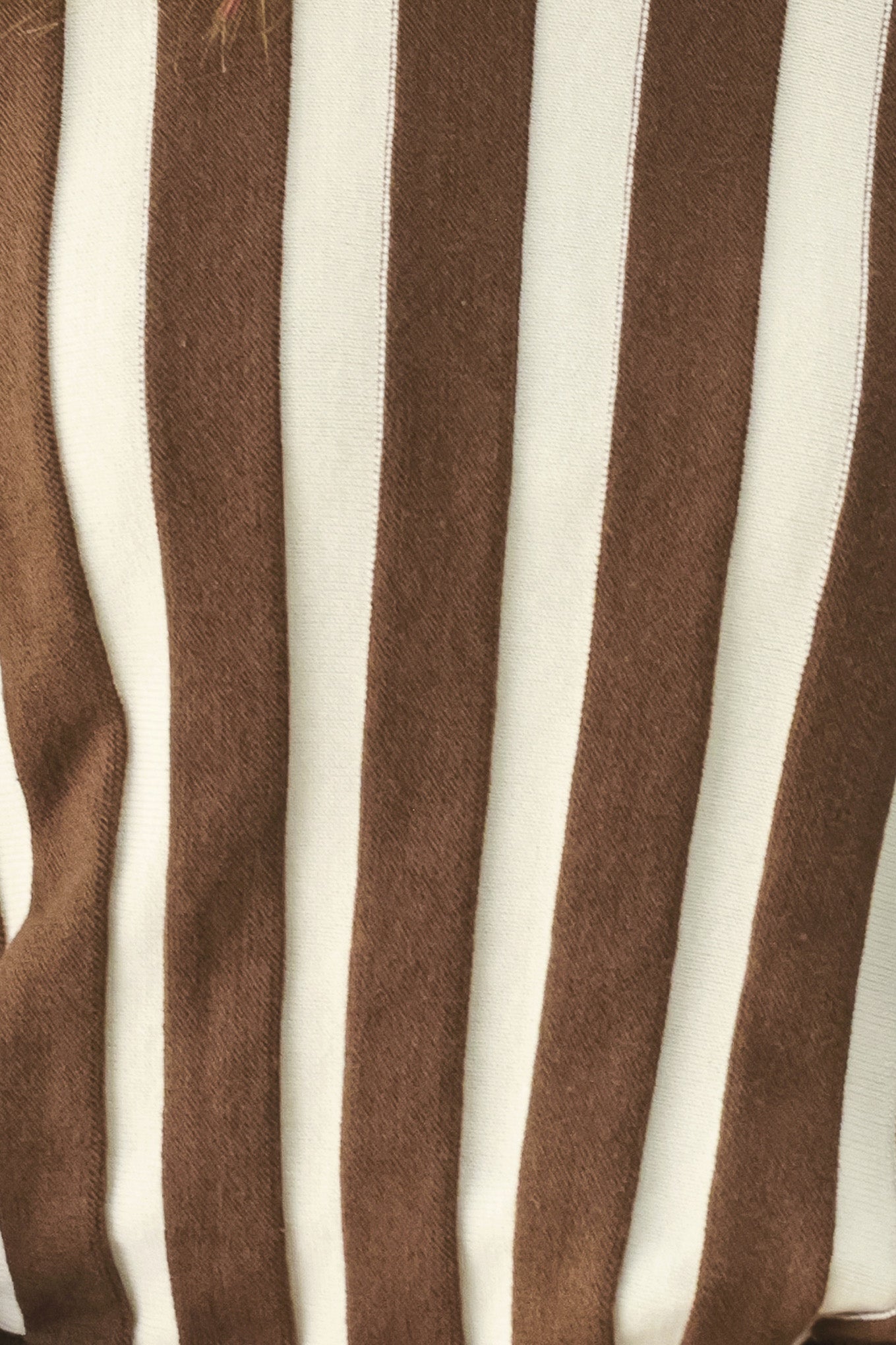 Cappuccino Vertical Stripe Knit Top