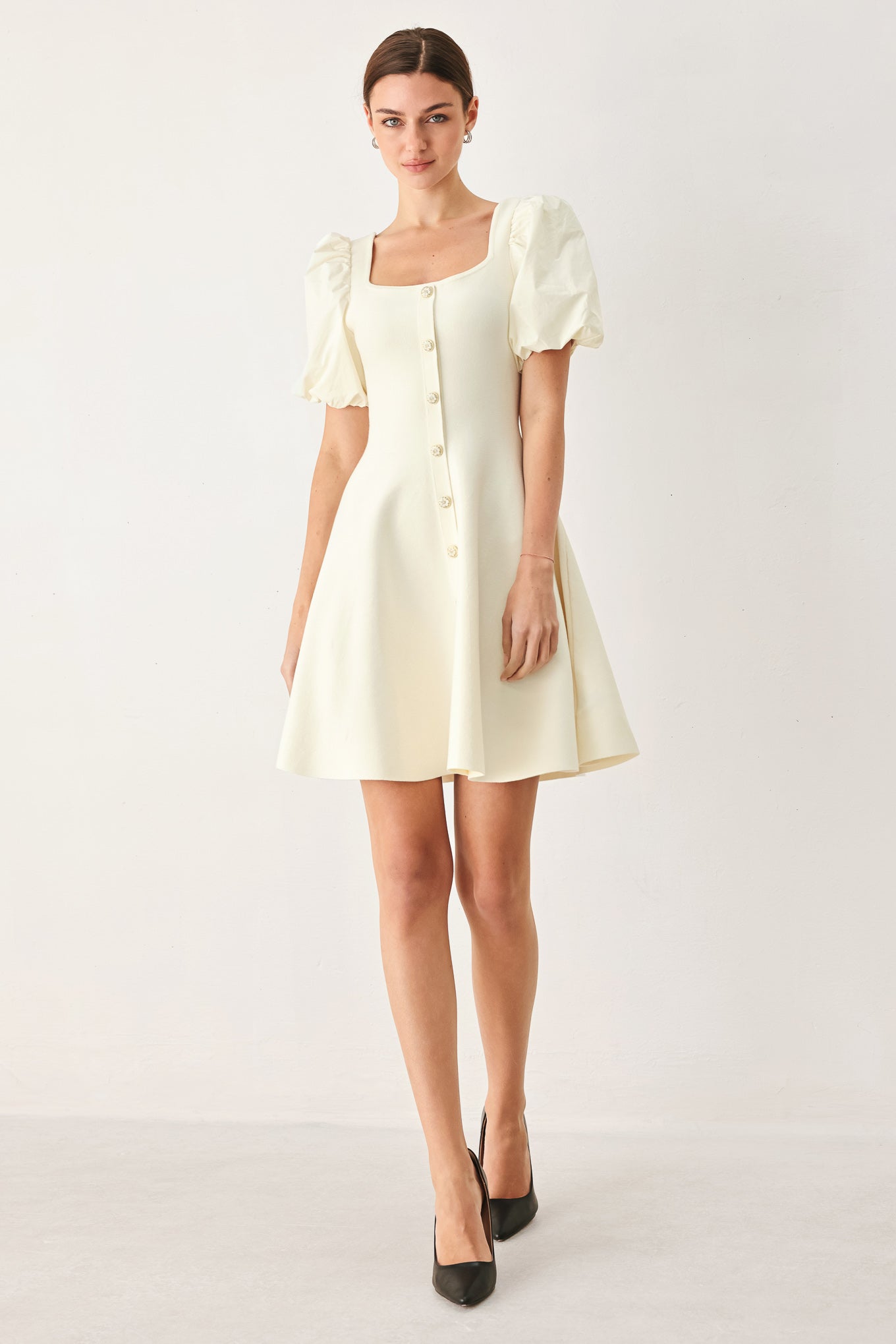 Buttercream Darling Sweater Knit Mini Dress
