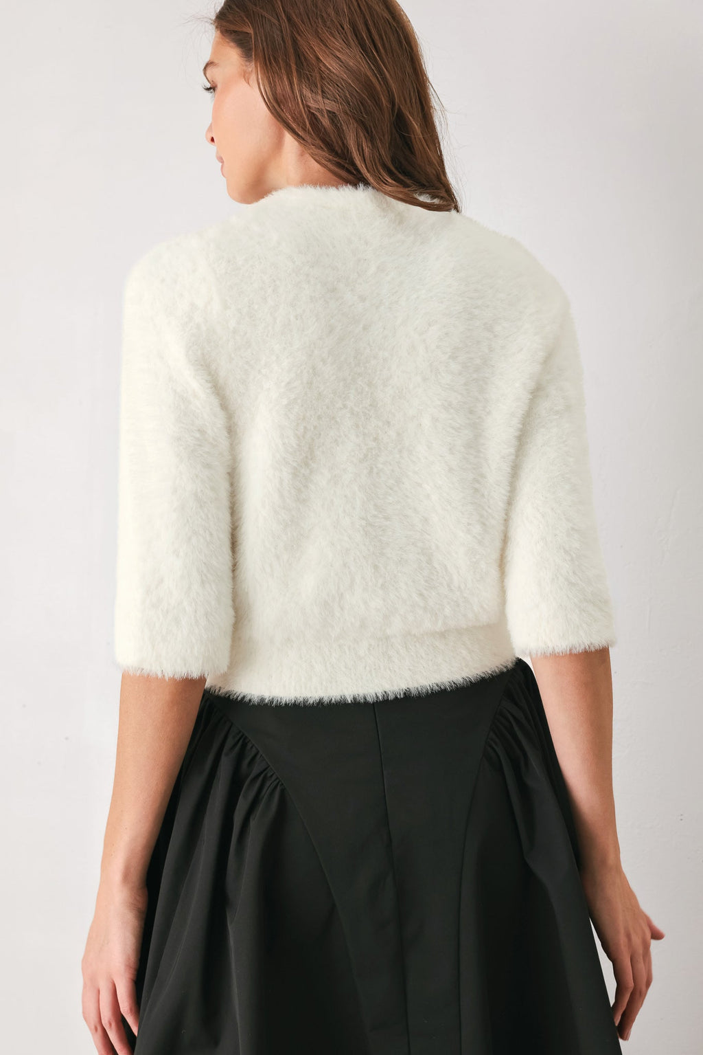 Camel Classic Elbow-Sleeve Cardigan