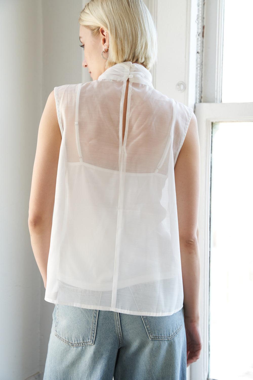 Shine for Us Organza Top