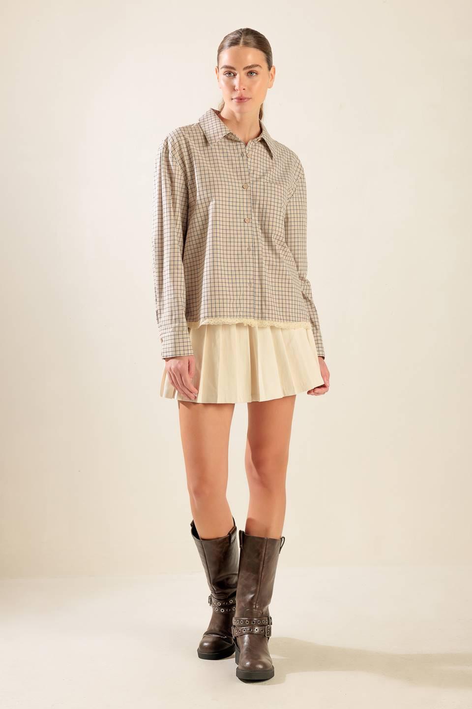 Awaiting Love Woven Top