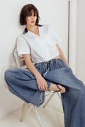 Coastal Collar Crop Top