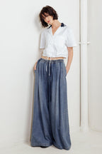 Coastal Collar Crop Top
