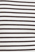 WINDING PATH STRIPED WOVEN TUBE TOP