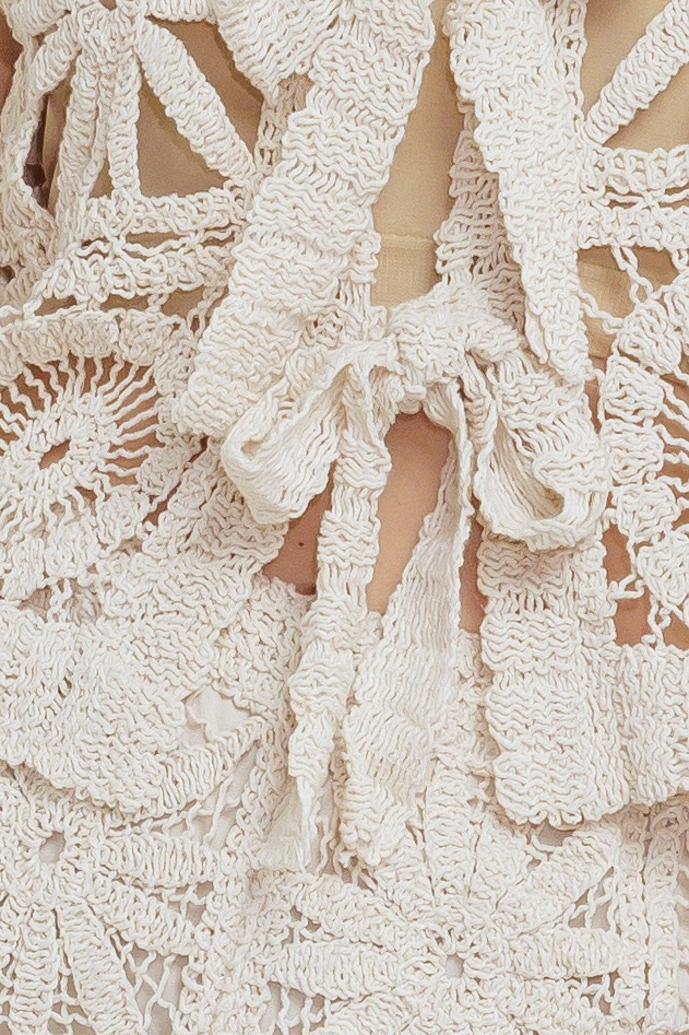 Coastal Breeze Crochet Vest And Pant Set