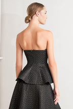 Evening Sculpt Metallic Threaded Top
