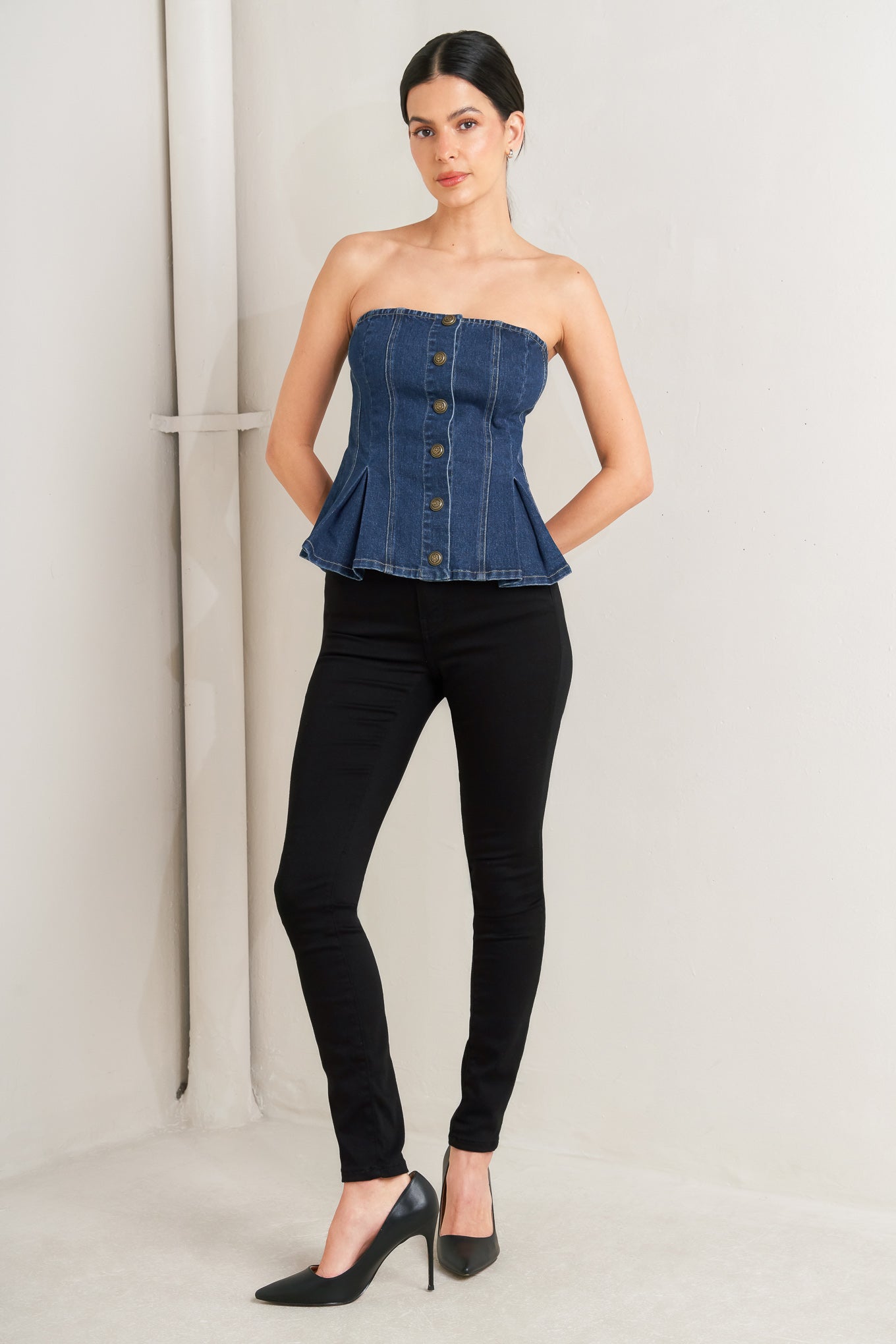 URBAN FABLE DENIM TOP