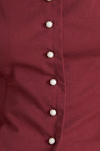 AMOUR SCALLOP WOVEN TOP