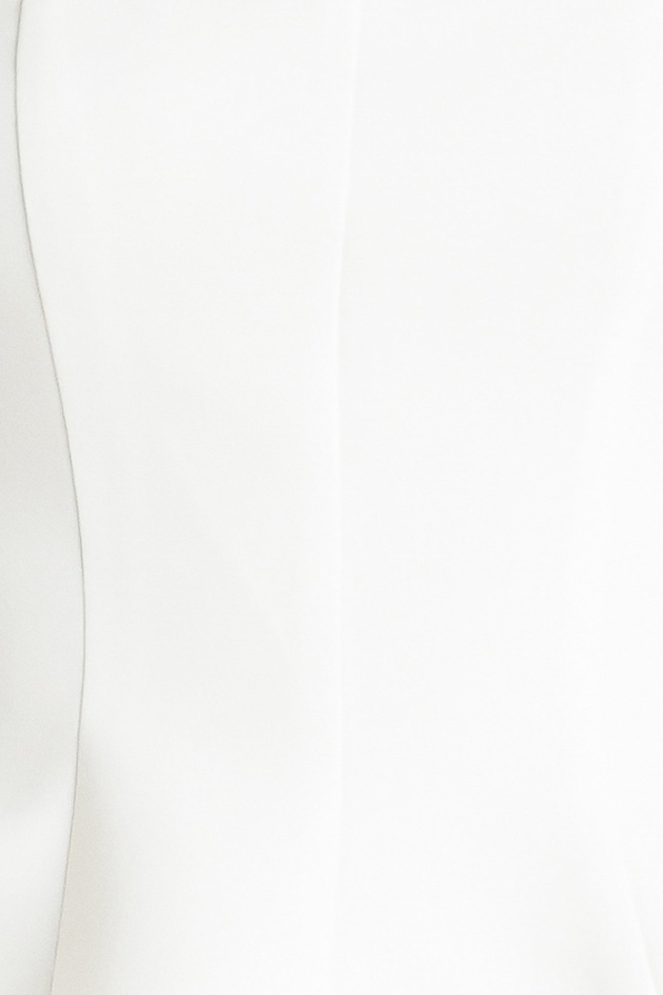 white strapless peplum top