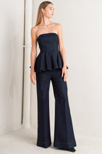 POWERED FEMME DENIM TOP
