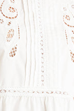 SILENT MORNING WOVEN TOP