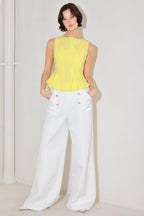 Modern Shape Yellow Top