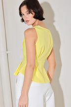 Modern Shape Yellow Top