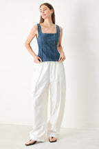 Honeyline Denim Top