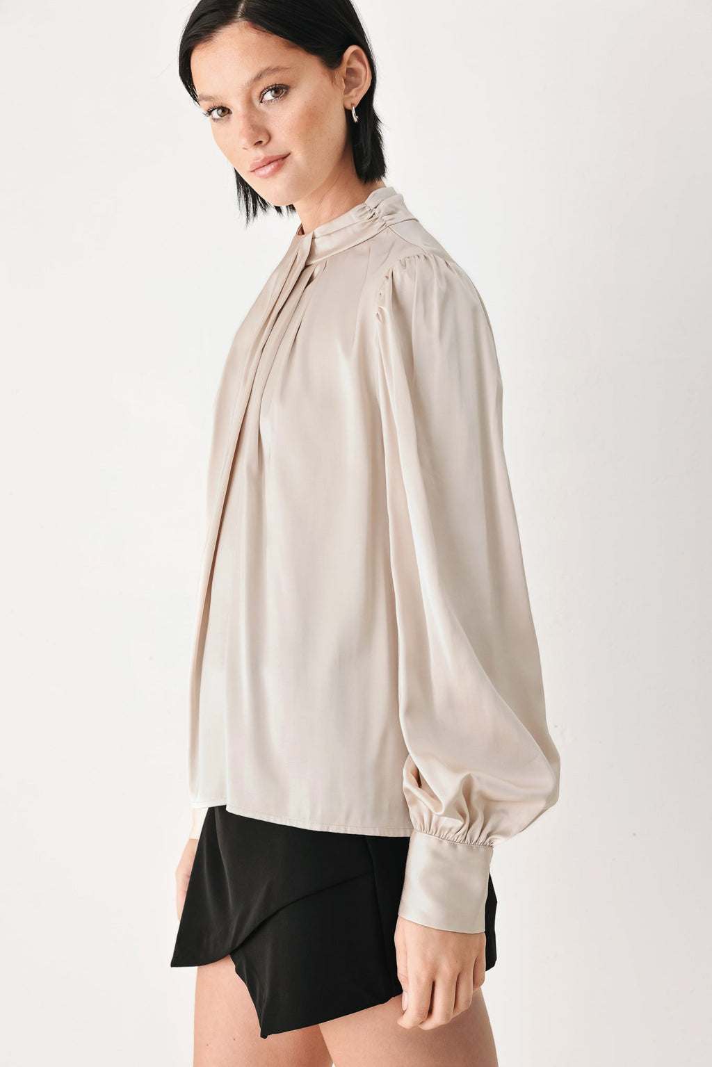 Golden Hour High Neck Blouse