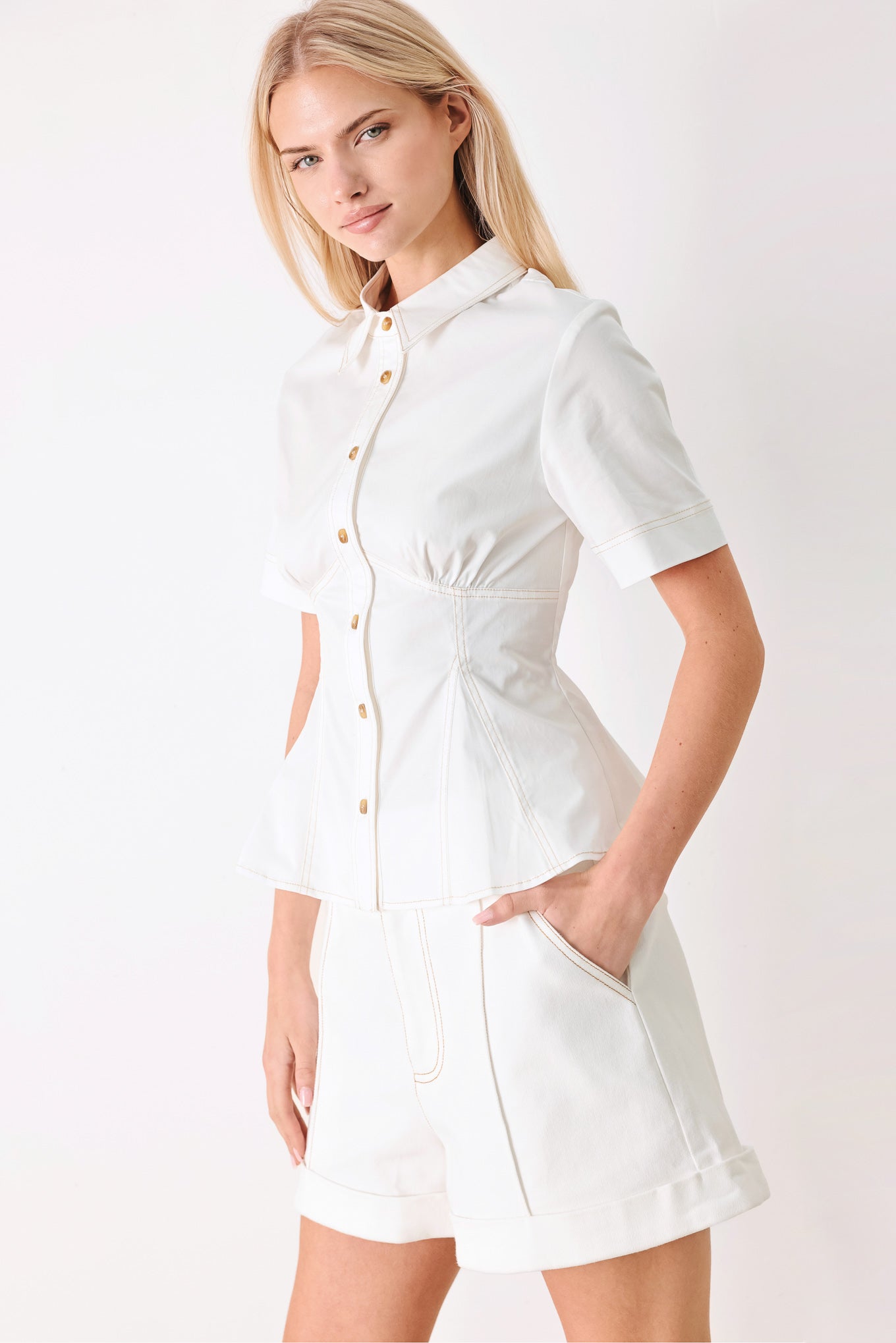 Made for Sunshine Peplum Top