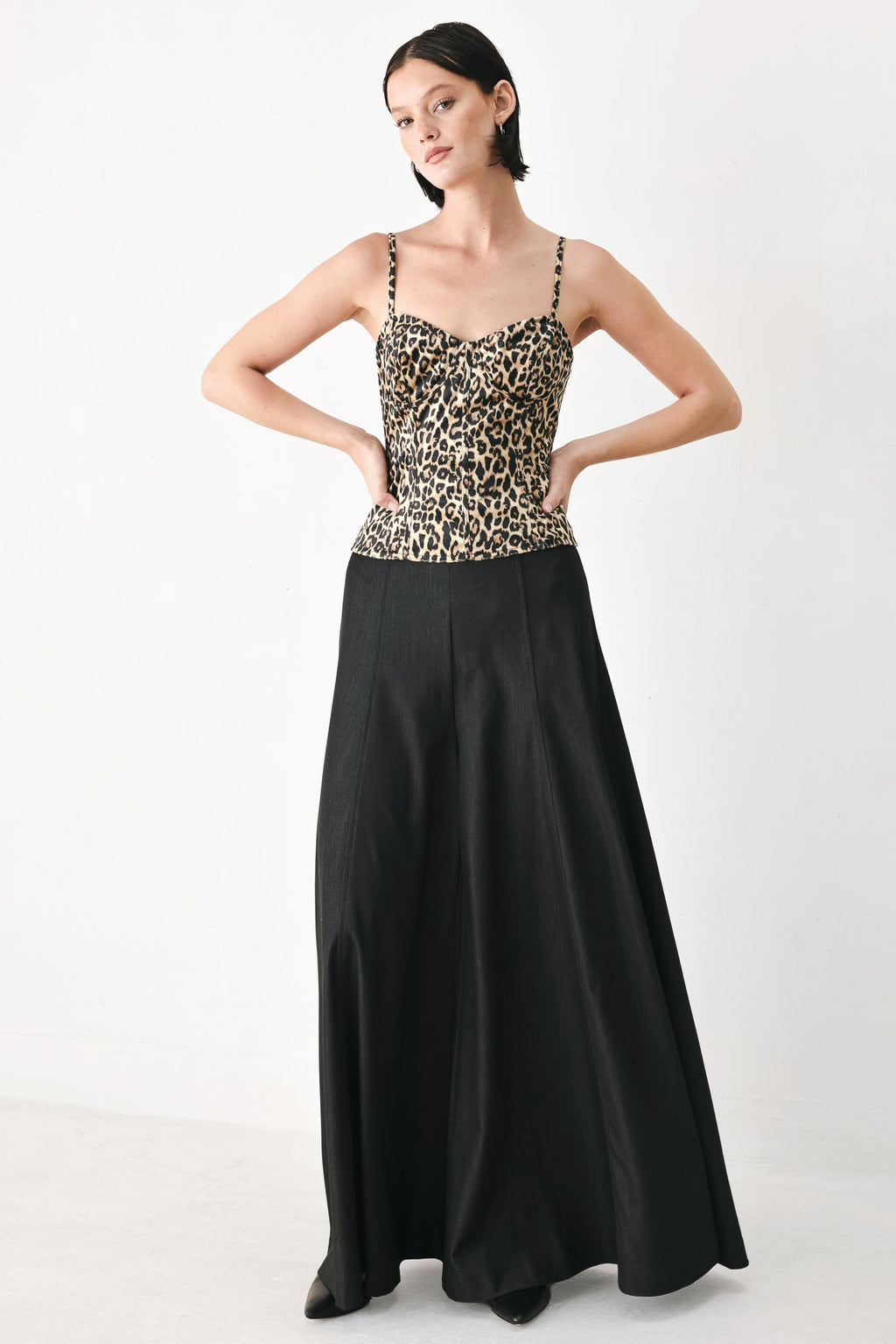 Wild Spot Bustier Top