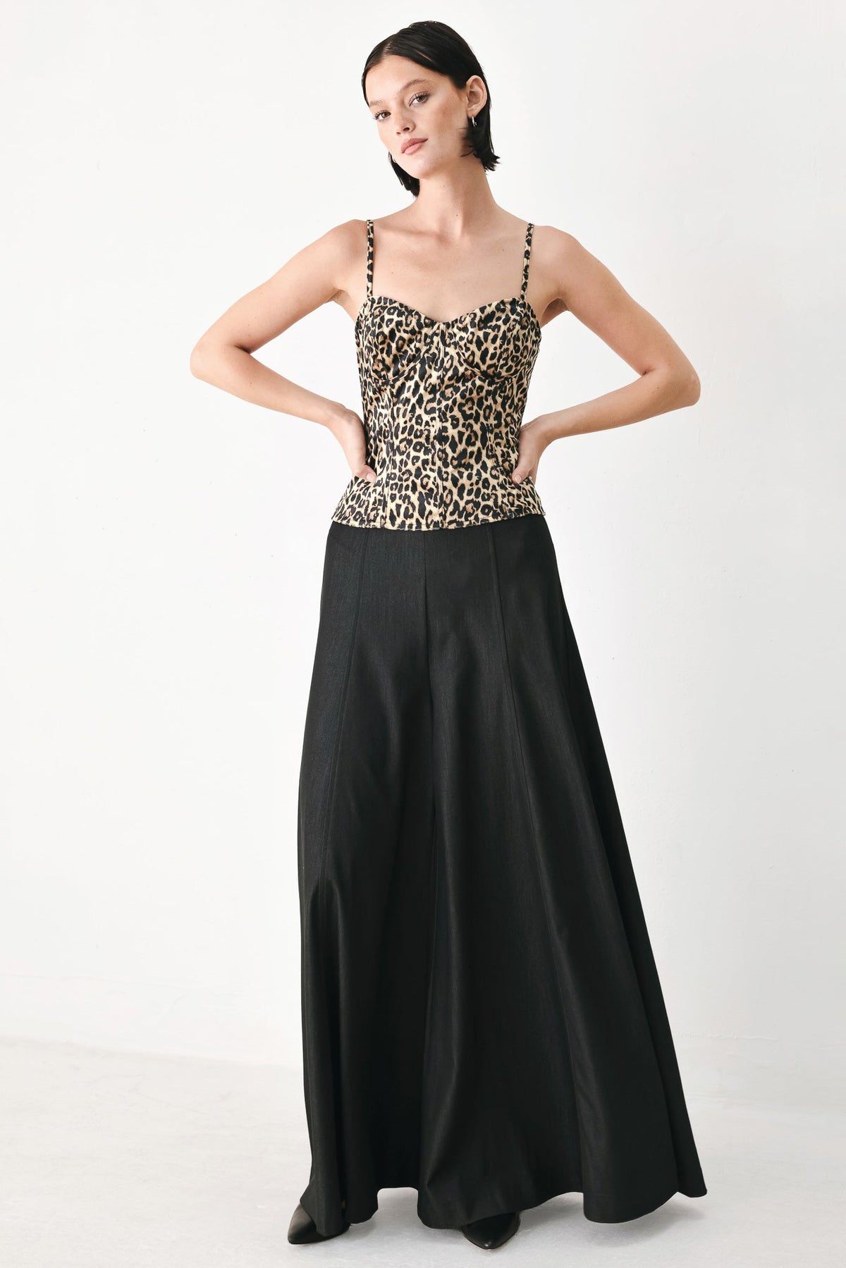 Wild Spot Bustier Top