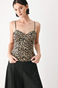 Wild Spot Bustier Top