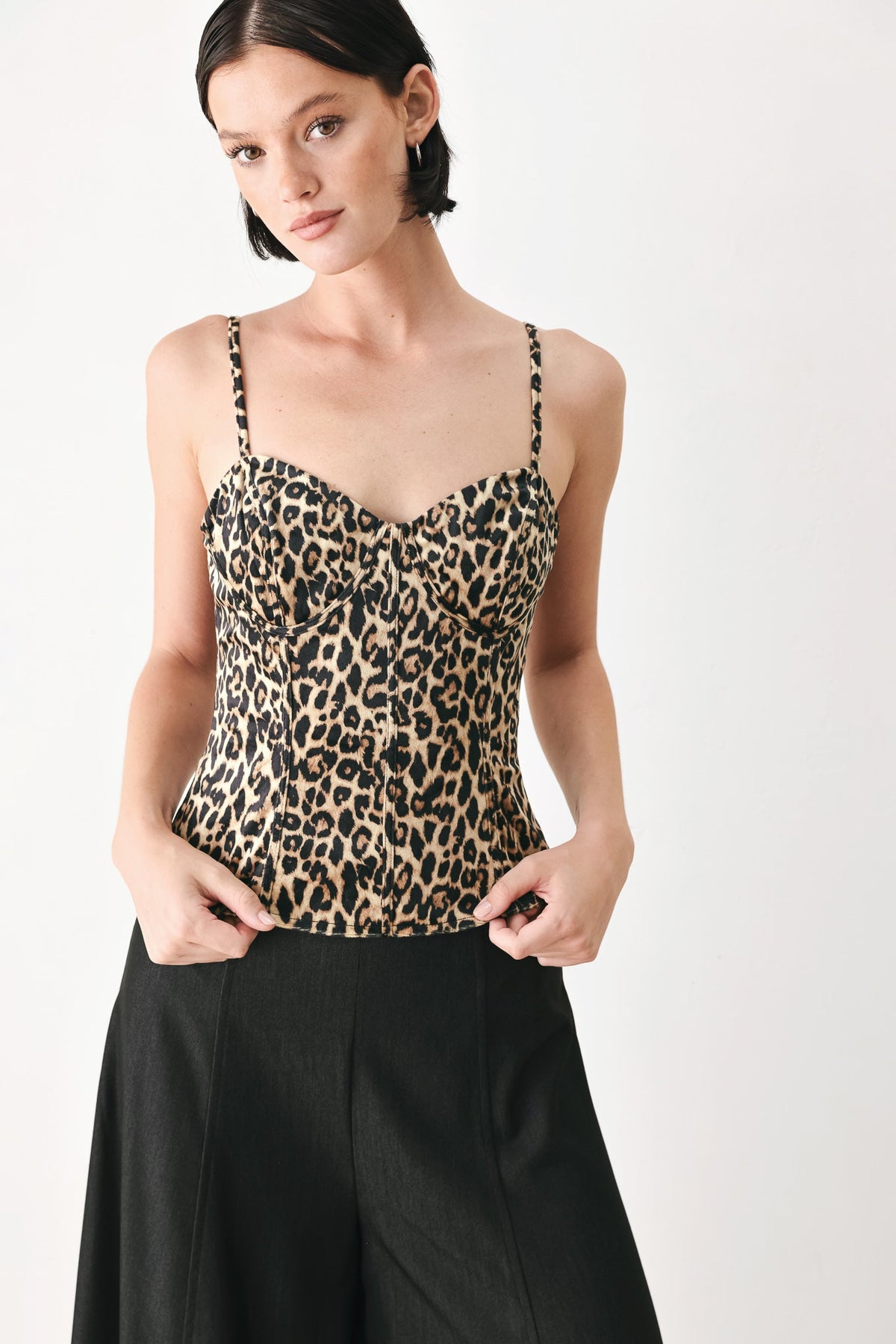 Wild Spot Bustier Top