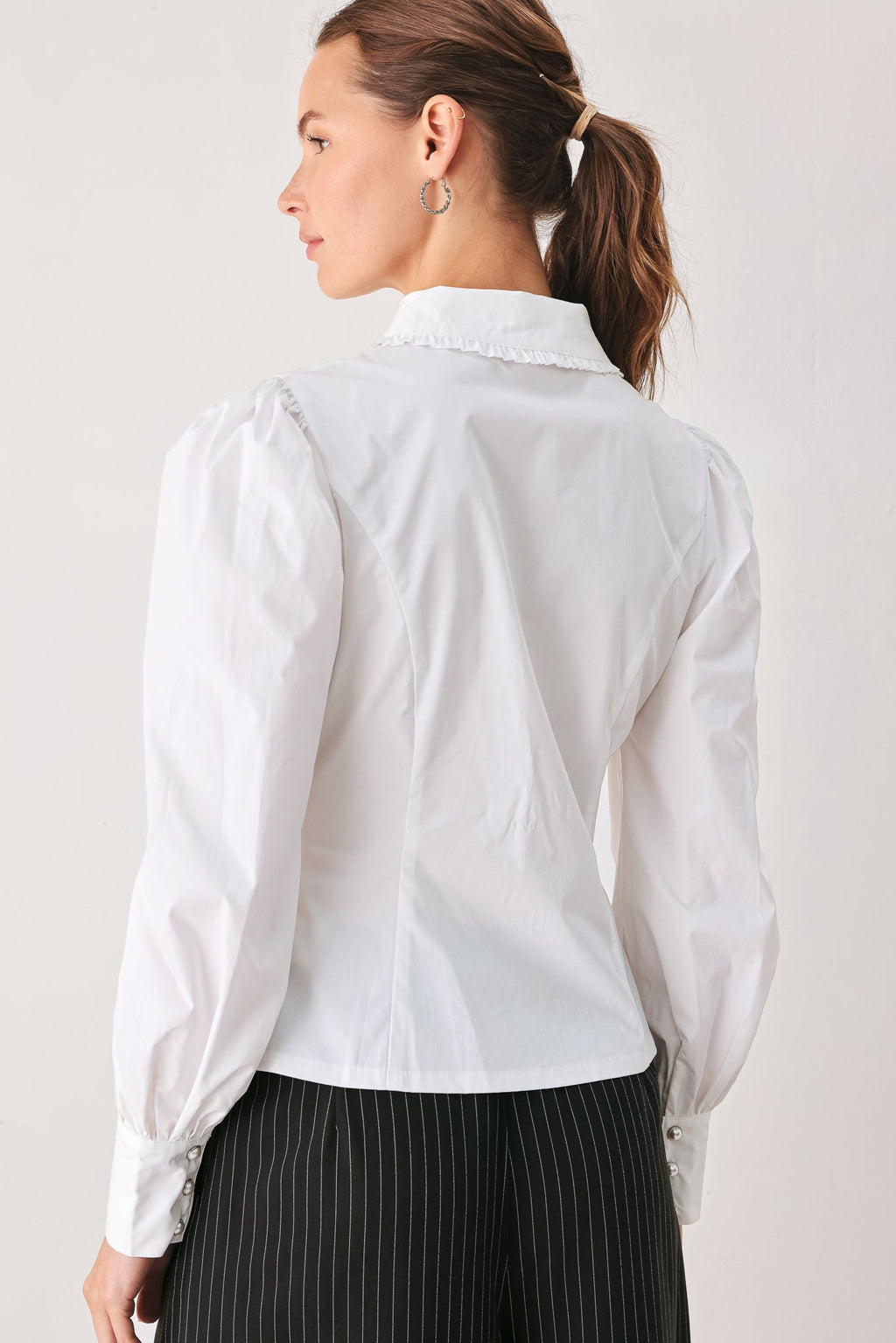 Regency Pintuck Long-Sleeve Top