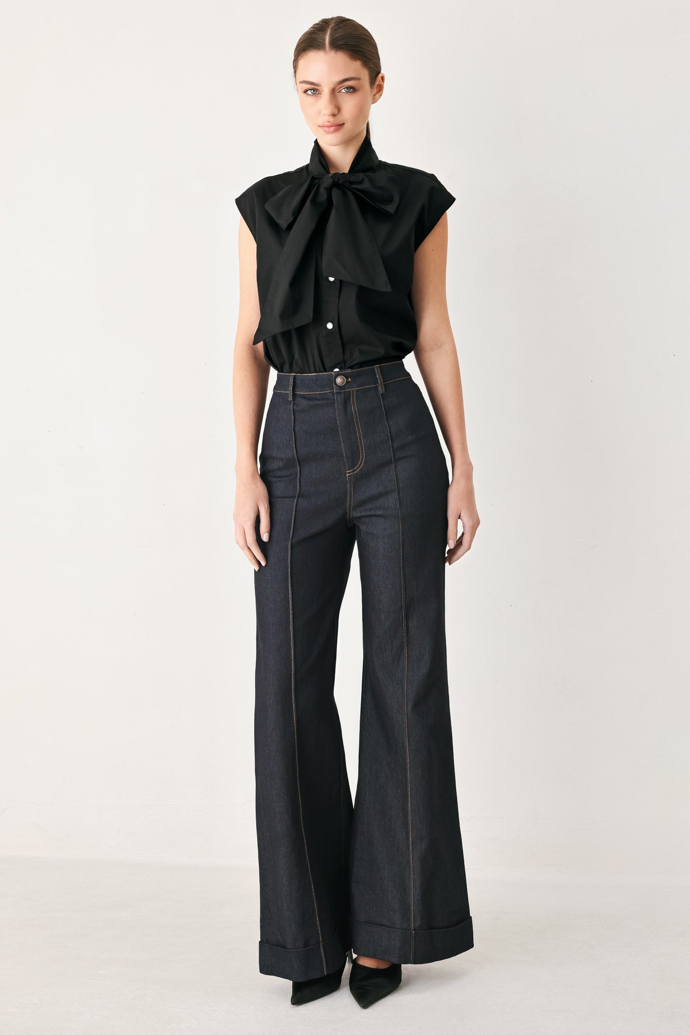 Modern Statement Bow Top