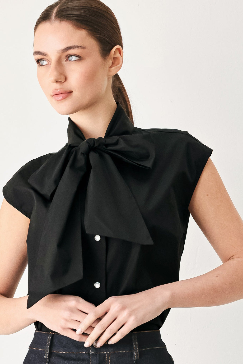Modern Statement Bow Top